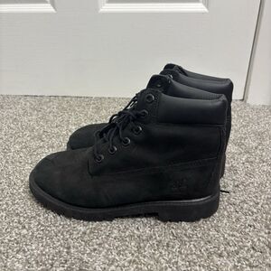 Timberland 6 Inch Boots Black Waterproof Classic Size 5.5 Women